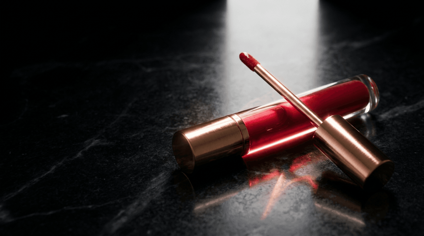 La Rouge Royale lip gloss editorial